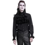 Chemise 'The Impaler' en Mousseline Noire