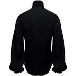 Black Chiffon 'The Impaler' Shirt