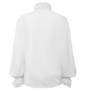 White Chiffon 'The Impaler' Shirt