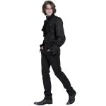 Pantalon 'Payne' en Jacquard Noir