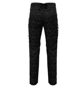 Pantalon 'Payne' en Jacquard Noir
