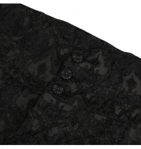 Black Jacquard 'Payne' Pants