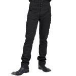 Black Jacquard 'Payne' Pants