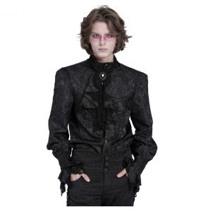 Black 'Payne' Victorian Shirt