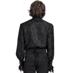 Chemise Victorienne 'Payne' Noire
