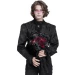 Chemise Victorienne 'Payne' Noire