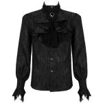 Chemise Victorienne 'Payne' Noire