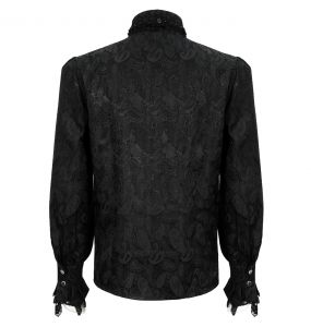 Black 'Payne' Victorian Shirt