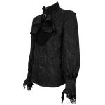 Chemise Victorienne 'Payne' Noire