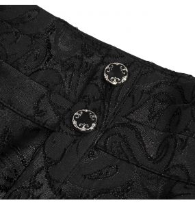 Black 'Payne' Victorian Shirt