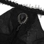 Chemise Victorienne 'Payne' Noire