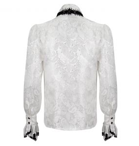 Chemise Victorienne 'Payne' Blanche