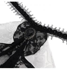 White 'Payne'Victorian Shirt