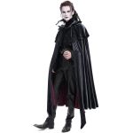 Black and Blue 'The Impaler' Long Cape