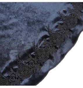 Black and Blue 'The Impaler' Long Cape