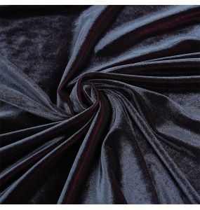 Longue Cape 'The Impaler' Noire Bleutée