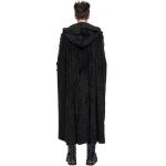 Longue Cape 'Distressed' Noire