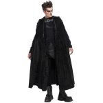 Black 'Distressed' Long Cloak