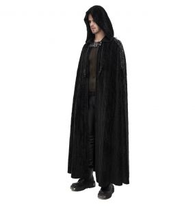Longue Cape 'Distressed' Noire
