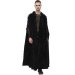 Longue Cape 'Distressed' Noire