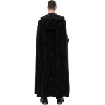 Black 'Distressed' Long Cloak