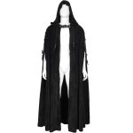 Black 'Distressed' Long Cloak