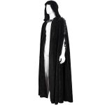Longue Cape 'Distressed' Noire