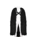 Black 'Ulfred' Gothic Cloak