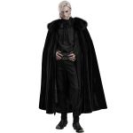 Black 'Vinitharius' Long Gothic Cloak