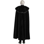 Black 'Vinitharius' Long Gothic Cloak