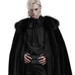 Longue Cape Gothique 'Vinitharius' Noire