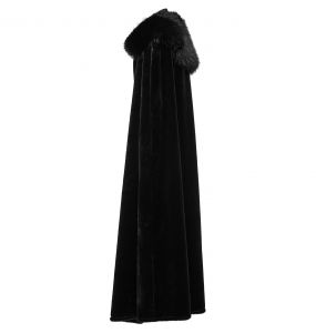 Longue Cape Gothique 'Vinitharius' Noire
