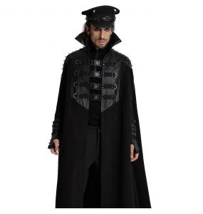 Longue Cape Gothique 'Ozul' Noire