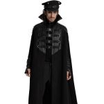 Longue Cape Gothique 'Ozul' Noire