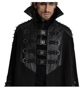 Longue Cape Gothique 'Ozul' Noire