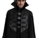 Black Long Gothic 'Ozul' Cloak