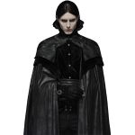 Long Manteau Cape Gothique Victorien 'Illuminati' Noir