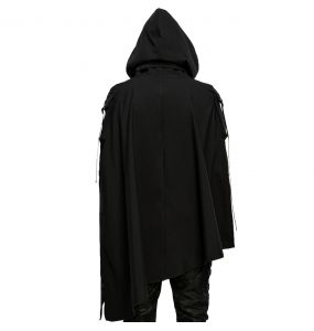 Cape Asymétrique Waterproof 'Lucius' Noire