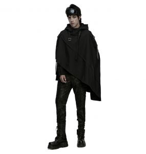 Cape Asymétrique Waterproof 'Lucius' Noire