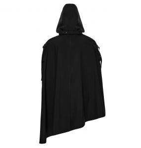 Cape Asymétrique Waterproof 'Lucius' Noire