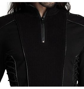 Black 'Ozul' Gothic Sweater
