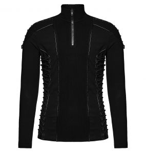 Black 'Ozul' Gothic Sweater