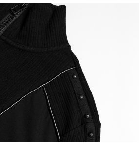 Polo Gothique 'Ozul' Noir