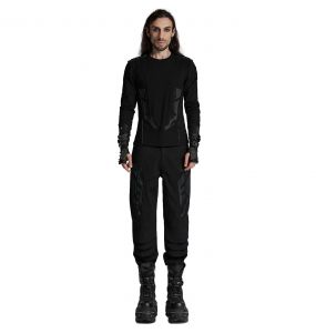 Black 'Ozul' Cyber Punk Pants