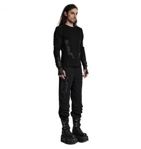Black 'Ozul' Cyber Punk Pants