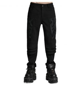 Pantalon Cyber Punk 'Ozul' Noir