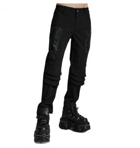 Pantalon Cyber Punk 'Ozul' Noir