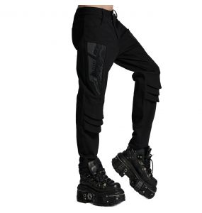 Pantalon Cyber Punk 'Ozul' Noir