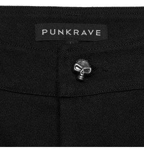 Black 'Ozul' Cyber Punk Pants