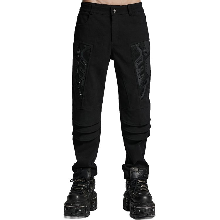 Pantalon Cyber Punk 'Ozul' Noir